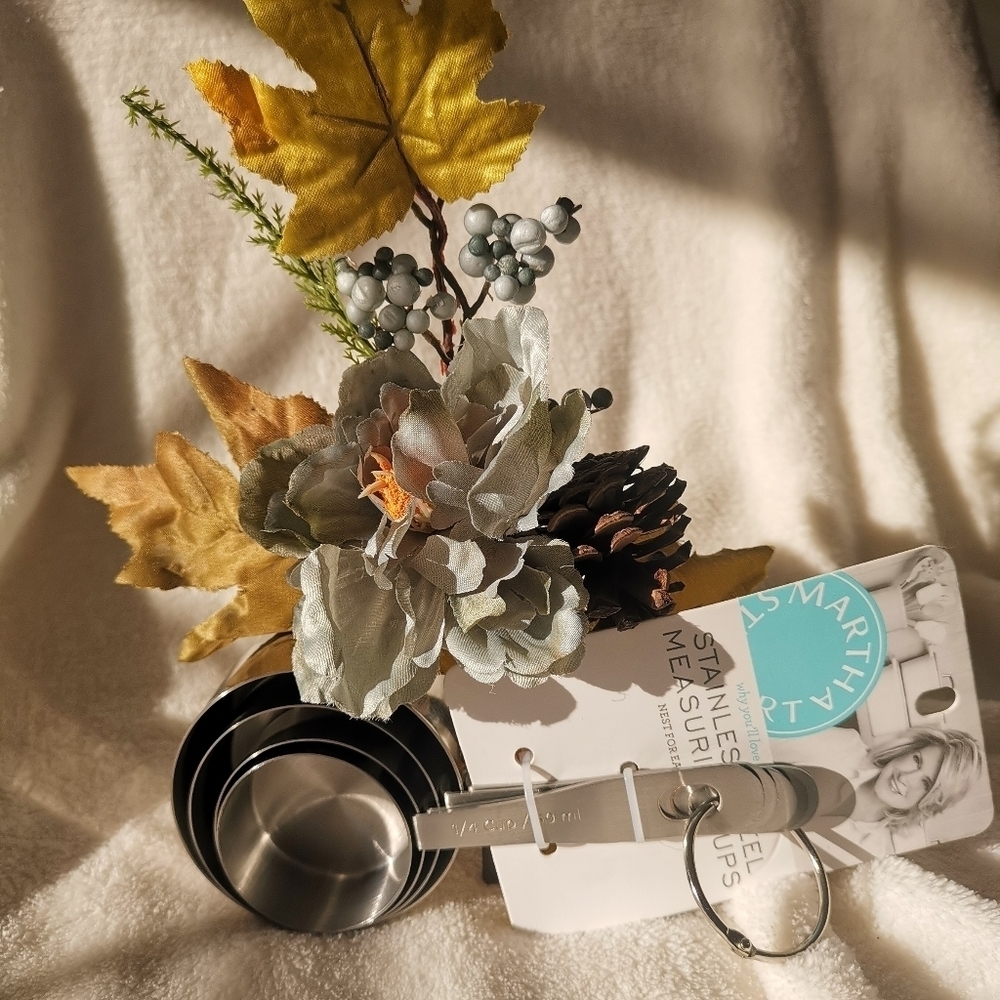 🩵3/$25🩵Martha Stewart Stainless Steel Measuring Cups‎ (4 pack)